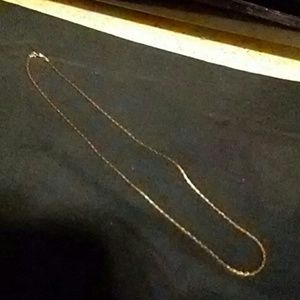 Gold tone 16" inch Necklace